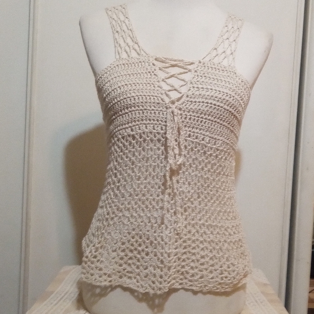 Cotton Crocheted Camisole